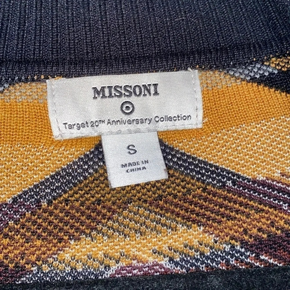 Missoni target collaboration- open long cardigan - small - Black/brown/yellow - Picture 2 of 7
